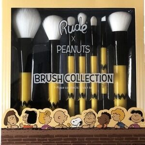 Rude X Peanuts Brush Collection (7 Pcs) Charlie Brown‎ Yellow Black